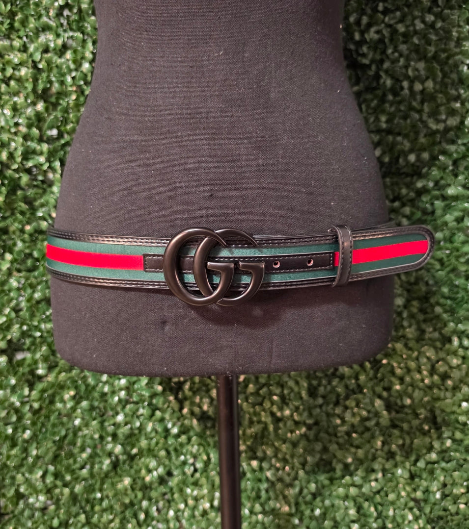 GG stripe belt (unisex)