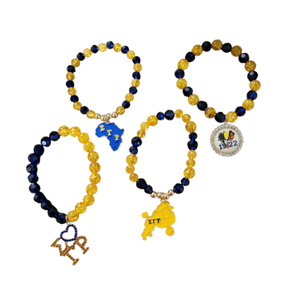 1922 stacked bracelets