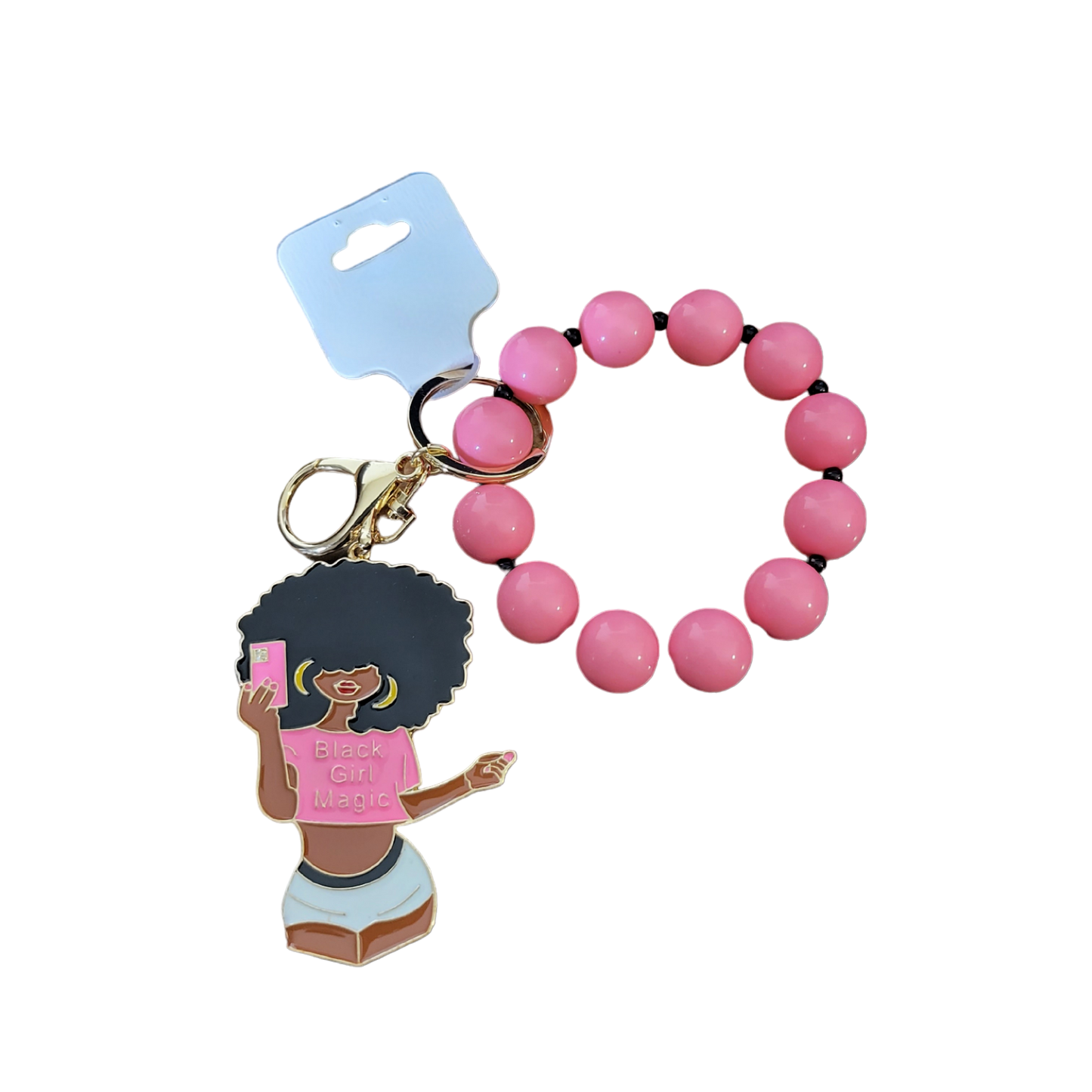 Black girl magic keychain