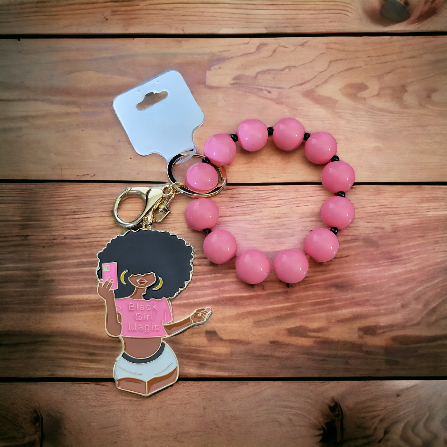 Black girl magic keychain