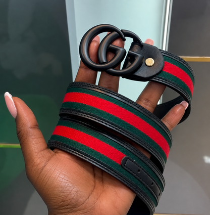 GG stripe belt (unisex)