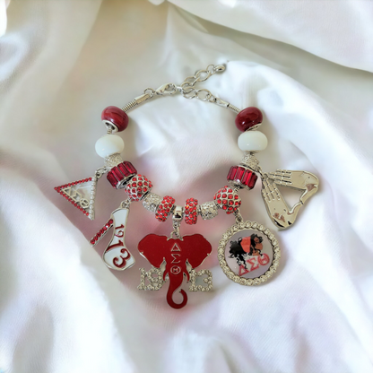 Delta charm bracelet