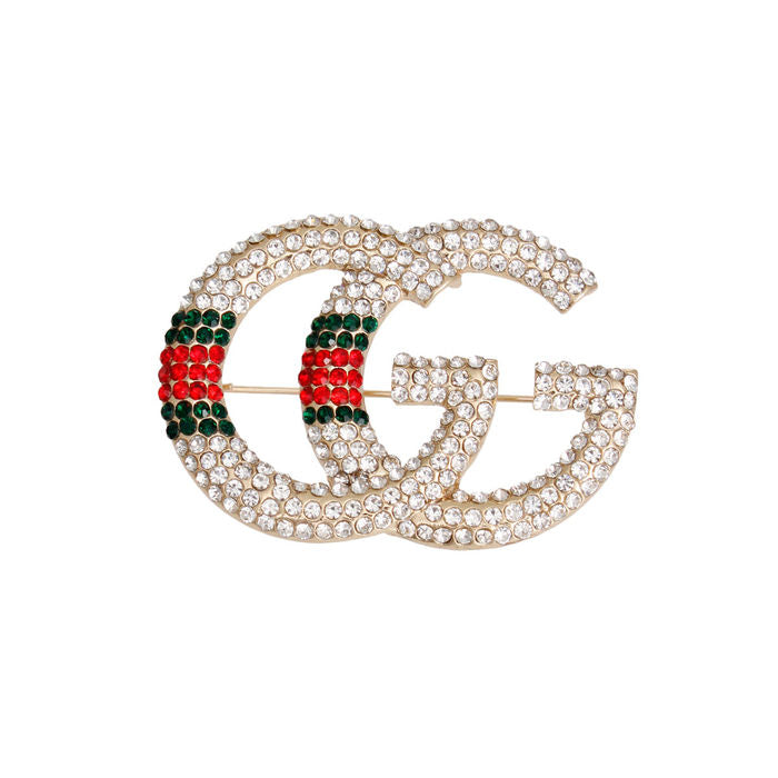 GG Pin Brooch Multi Color — Lynela's Fashion